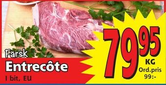 Supergrossen Entrecôte erbjuda