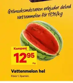 City Gross Vattenmelon hel erbjuda