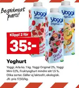 City Gross Yoghurt erbjuda