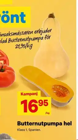 City Gross Butternutpumpa hel erbjuda