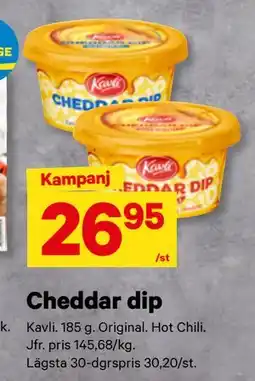 City Gross Cheddar dip erbjuda