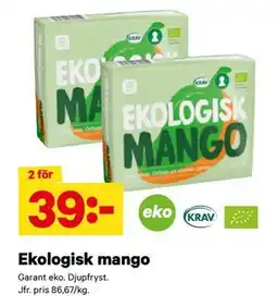 City Gross Ekologisk mango erbjuda