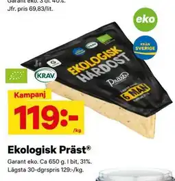 City Gross Ekologisk Präst erbjuda