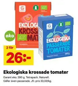 City Gross Ekologiska krossade tomater erbjuda