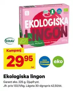 City Gross Ekologiska lingon erbjuda