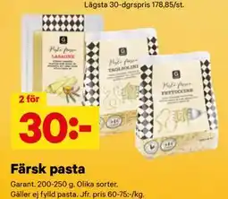 City Gross Färsk pasta erbjuda