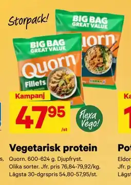 City Gross Vegetarisk protein erbjuda