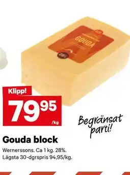 City Gross Gouda block erbjuda