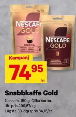 City Gross Snabbkaffe Gold erbjuda