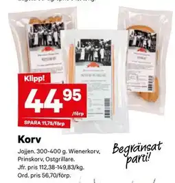 City Gross Korv erbjuda