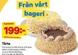 City Gross Tårta erbjuda