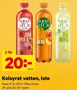City Gross Kolsyrat vatten, Iste erbjuda