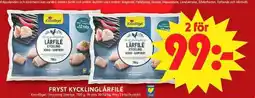 ICA Maxi Kronfågel kycklinglårfile erbjuda