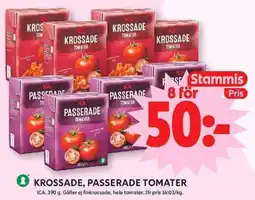 ICA Maxi Ica krossade, passerade tomater erbjuda