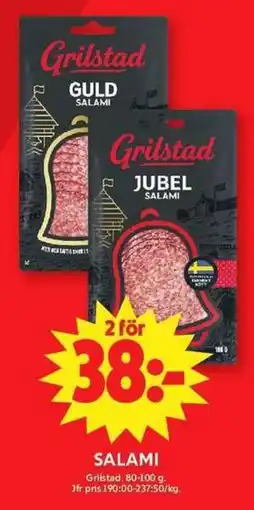 ICA Maxi Grilstad salami erbjuda