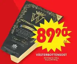 ICA Maxi Västerbottensost erbjuda