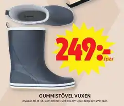 ICA Maxi mywear gummistövel vuxen erbjuda