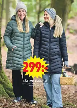 ICA Maxi mywear lättviktskappa erbjuda