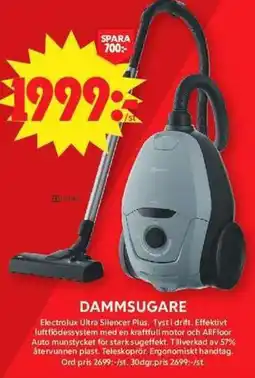 ICA Maxi Electrolux dammsugare erbjuda
