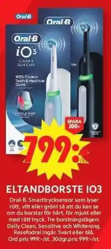 ICA Maxi Oral-B el tandborste io3 erbjuda