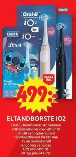ICA Maxi Oral-B el tandborste io2 erbjuda
