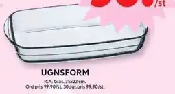 ICA Maxi Ica ugnsform erbjuda