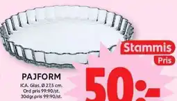 ICA Maxi Ica pajform erbjuda