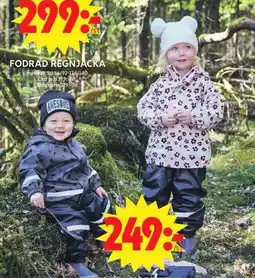 ICA Maxi mywear fodrad regnjacka erbjuda