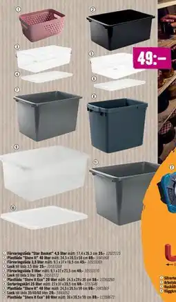 Hornbach Förvaringslåda ”Star Basket” 4,5 liter erbjuda
