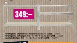 Hornbach Lagerhylla 5 hyllplan erbjuda
