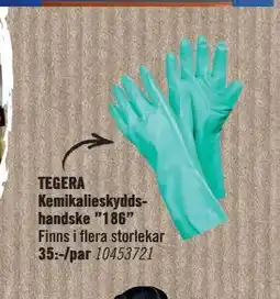 Hornbach TEGERA Kemikalieskyddshandske ”186” erbjuda