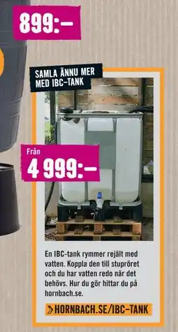 Hornbach SAMLA ÄNNU MER MED IBC-TANK erbjuda