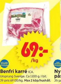 ICA Supermarket Benfri karré ICA erbjuda
