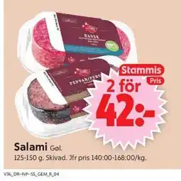 ICA Supermarket Salami, Medlemspris erbjuda