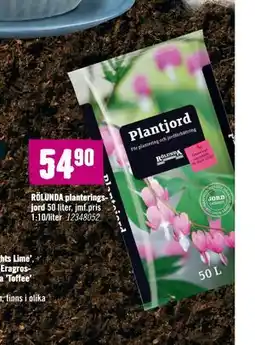 Hornbach RÖLUNDA planteringsjord erbjuda