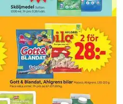 ICA Supermarket Gott & Blandat, Ahlgrens bilar erbjuda