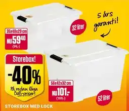 ÖoB STOREBOX MED LOCK erbjuda
