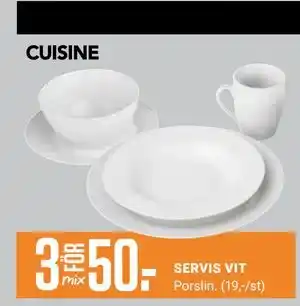 SERVIS VIT, Medlemspris