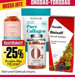 ÖoB Kosttillskott! erbjuda
