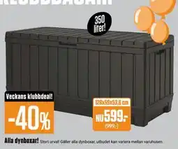 ÖoB Alla dynboxar!, Medlemspris erbjuda