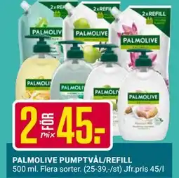 ÖoB PALMOLIVE PUMPTVÅL/REFILL erbjuda