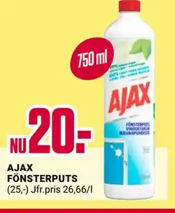 ÖoB AJAX FÖNSTERPUTS erbjuda