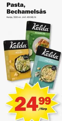 Pekås Pasta, Bechamelsås erbjuda