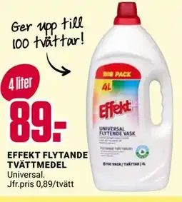 ÖoB EFFEKT FLYTANDE TVÄTTMEDEL erbjuda