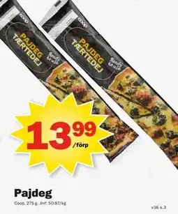 Pekås Pajdeg erbjuda