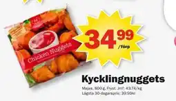 Pekås Kycklingnuggets erbjuda
