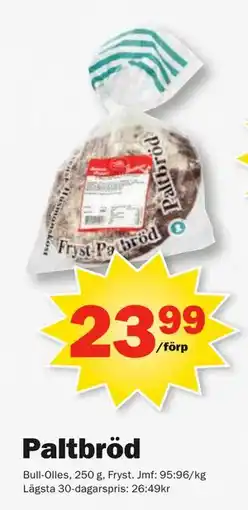 Pekås Paltbröd erbjuda