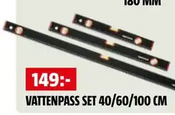 Bauhaus VATTENPASS SET 40/60/100 CM erbjuda