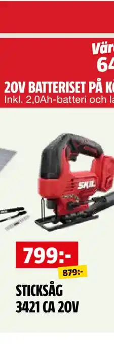 STICKSÅG 3421 CA 20V