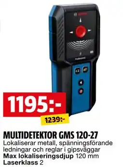 Bauhaus MULTIDETEKTOR GMS 120-27 erbjuda